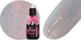 Diva Rubber Basecoat Champagne Rosé Crystal 15 ml