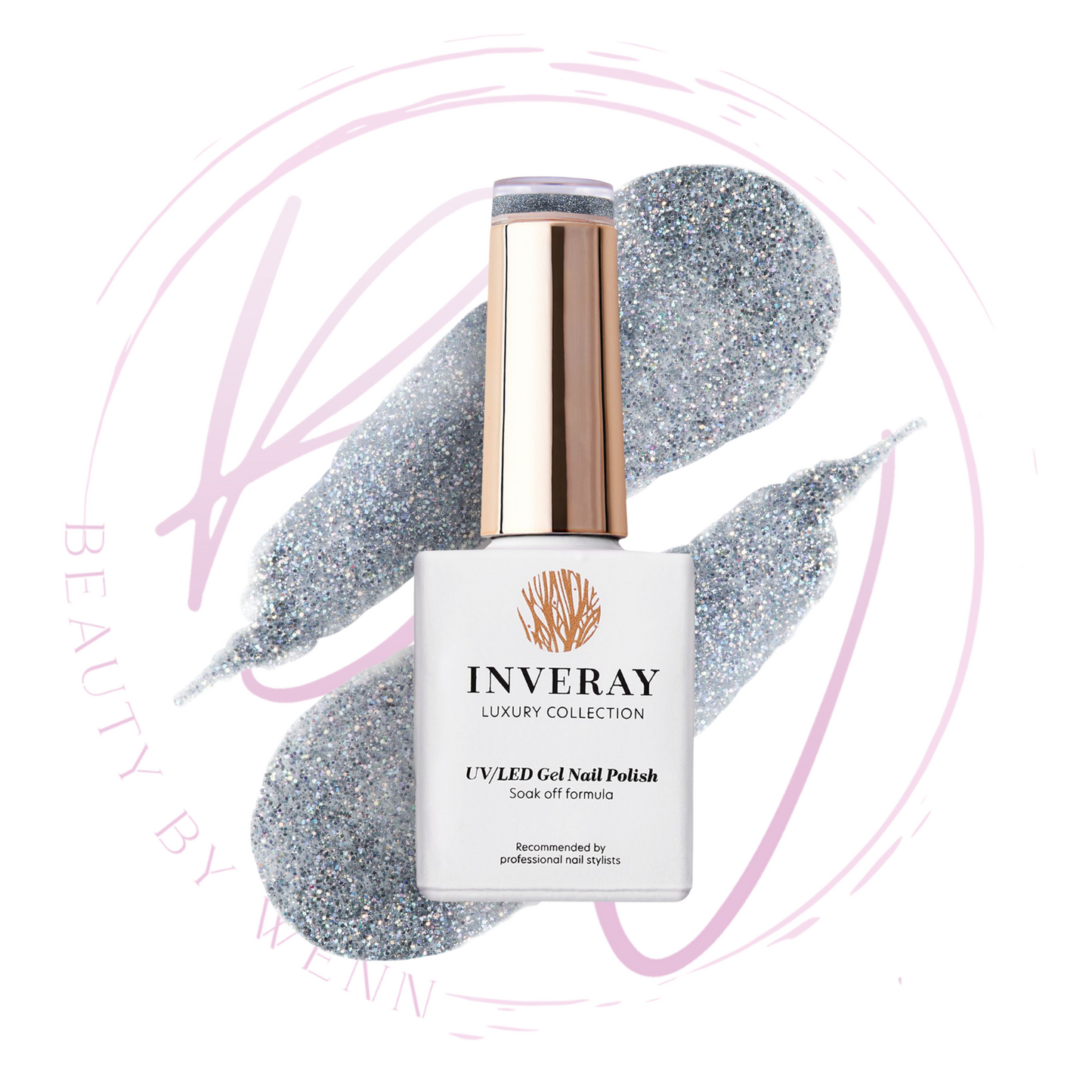 Inveray UV/LED Gel Nail Polish Luxury Collection N°117 TWINKLE