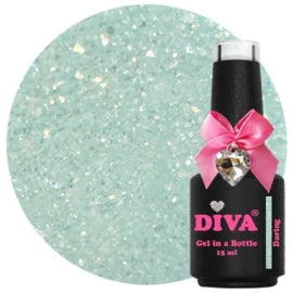 Diva Gel in a Bottle Shimmering Lovely Glow Collection 2 - 6x 15ml + Gratis Fineliner