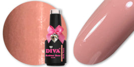 Diva Rubber Basecoat Dark Peach 15 ml