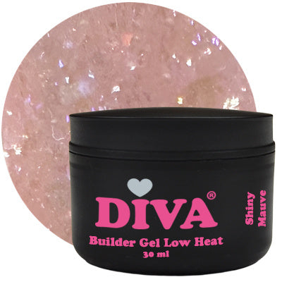 DIVA Builder Gel LOW HEAT Shiny Mauve 30 ml