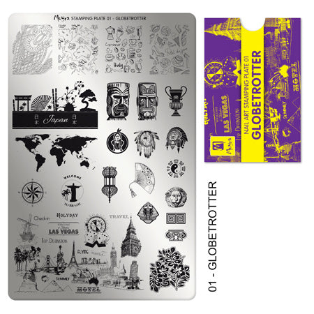 Moyra Stamping Plate 01 Globetrotter