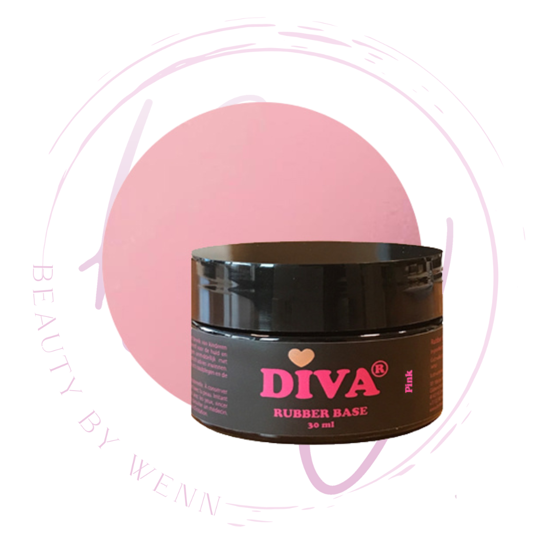 Diva Rubber Basecoat Pink POT 30 ml