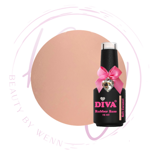 Diva Rubber Basecoat Soft Caramel 15 ml