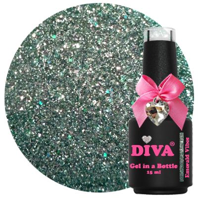 Diva Gel in a Bottle - Emerald Vibes 15ml