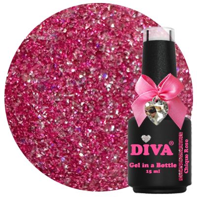 Diva Gel in a Bottle - Chique Rose 15ml