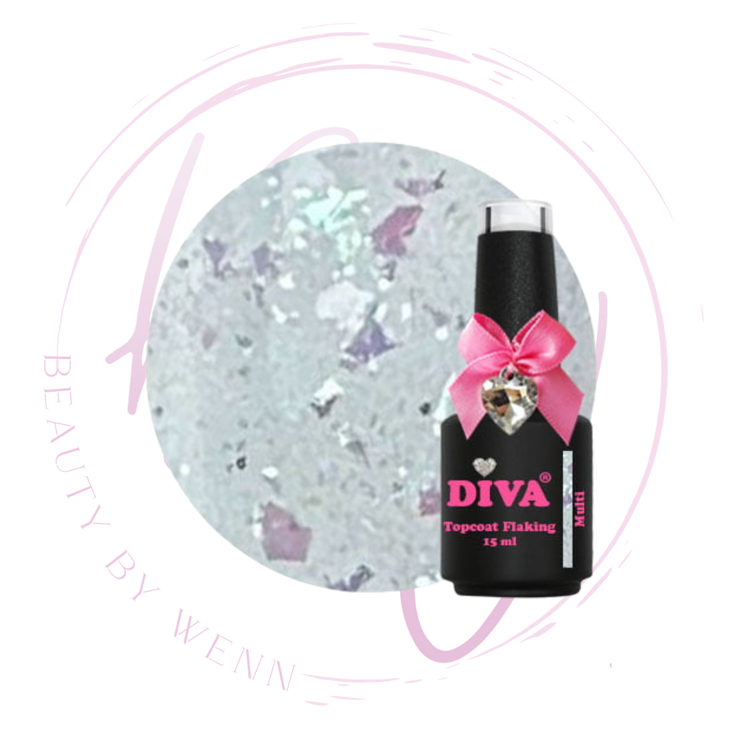 DIVA Topcoat Flaking Multi - No Wipe 15 ml