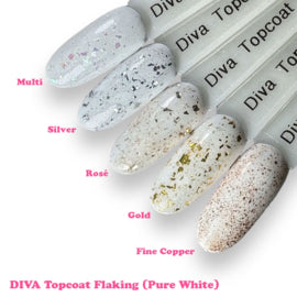 DIVA Topcoat Flaking Fine Copper - No Wipe 15 ml