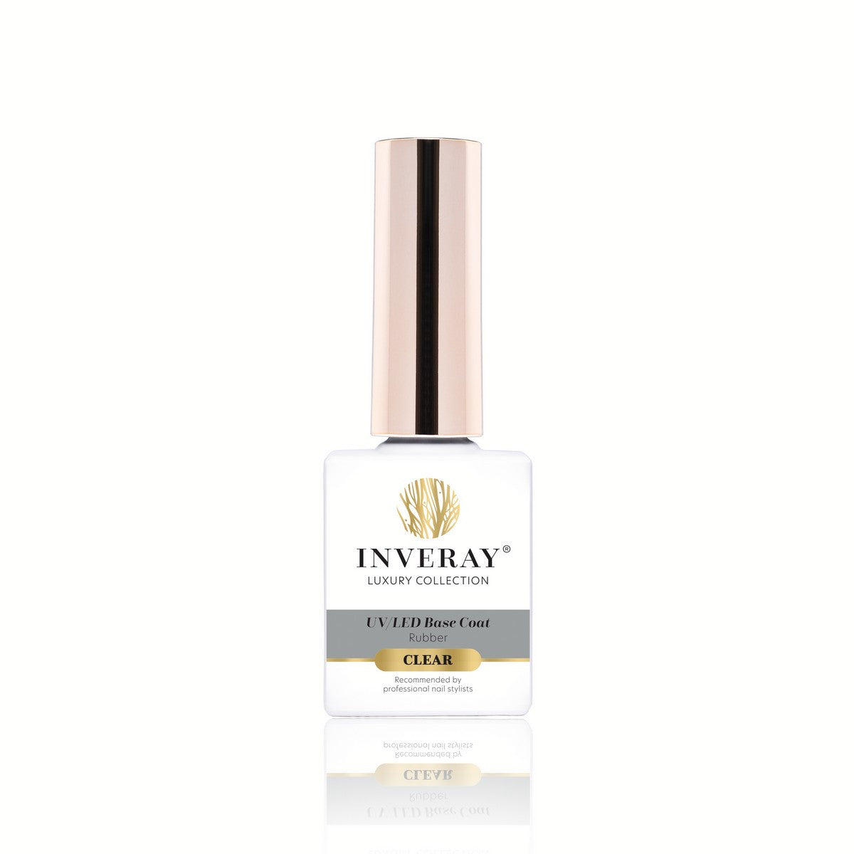 Inveray UV/LED Rubber Base Coat Clear Luxury Collection